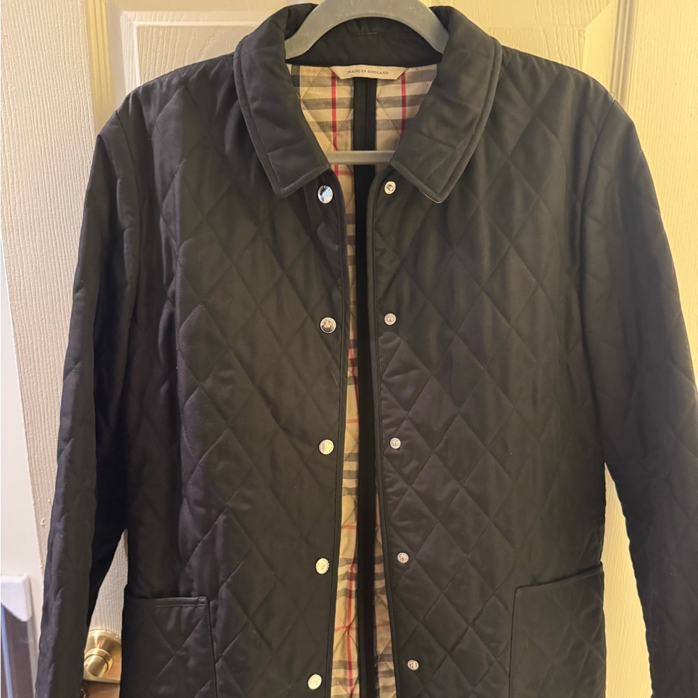Burberry Black Quilted Jacket